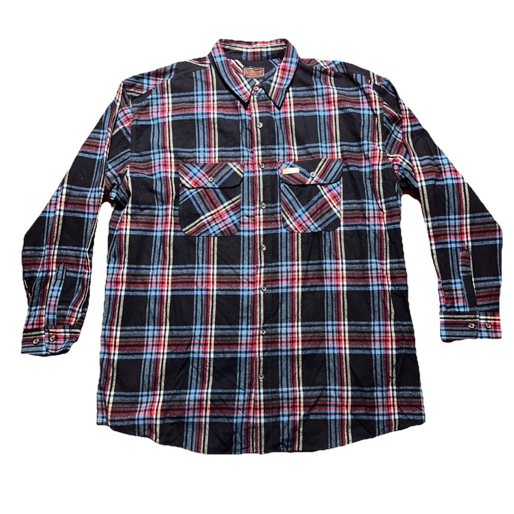 Five Brother Men's Tallman Flannel Shirt Long Sleeve 3XL